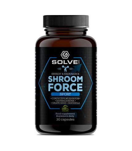 Shroom Force - Cordyceps sinensis ATP pre-workout 30 kapsułek