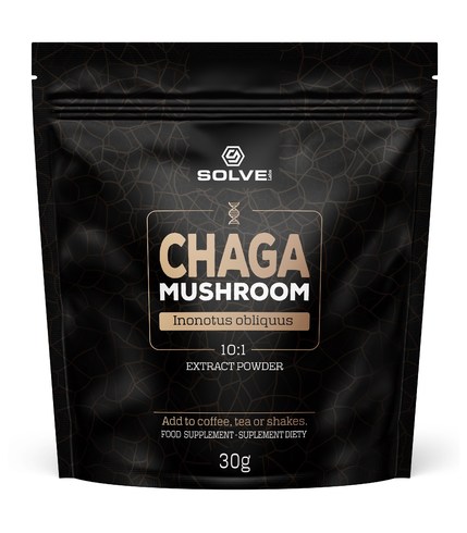 Chaga (Błyskoporek podkorowy) 10:1 Mushroom Powder 30g